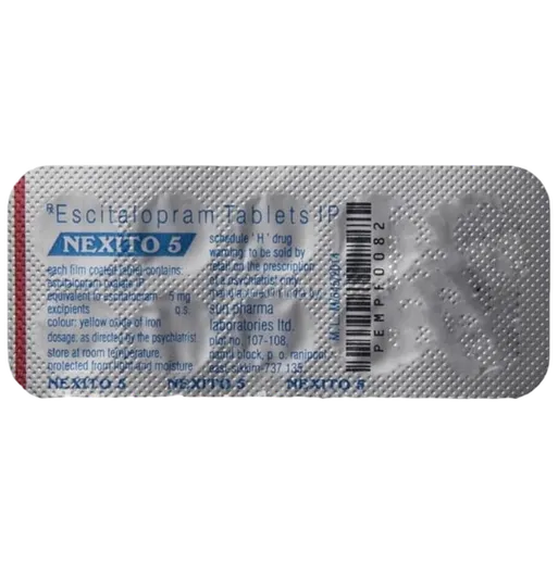 nexito 5mg tablet 10's